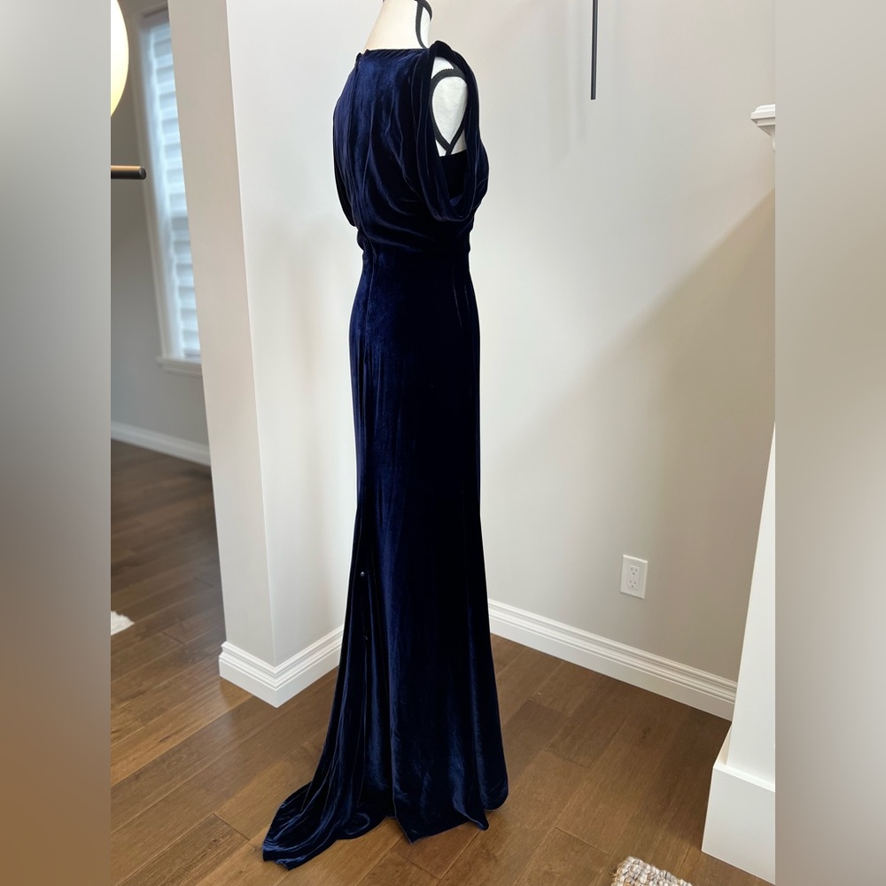 Vintage Alexander McQueen velvet Gown from 2007 collection - Picture 4 of 13